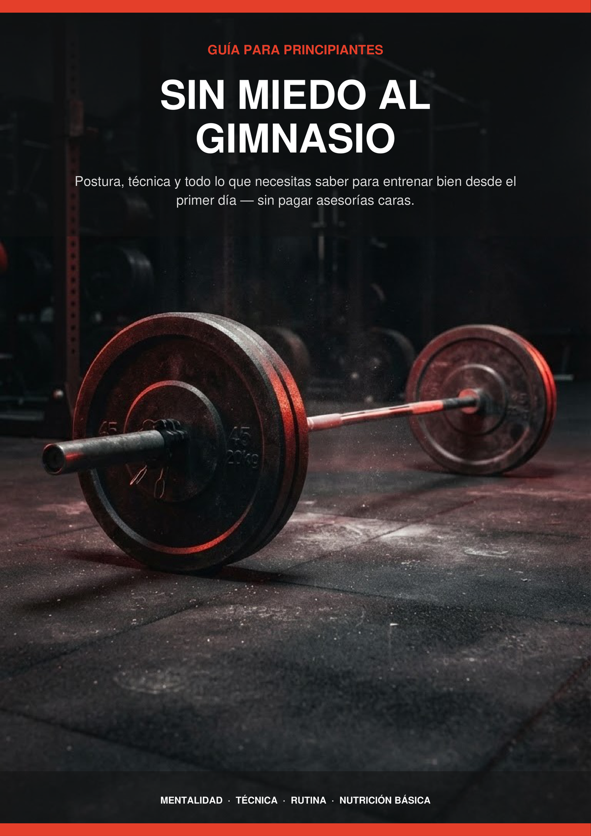 Ebook Sin Miedo al Gimnasio — Guía para principiantes