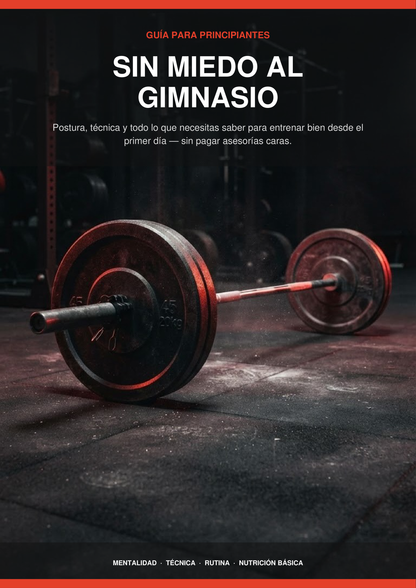 Ebook Sin Miedo al Gimnasio — Guía para principiantes